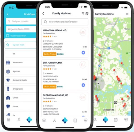 Healthcare professional providing coordinated care